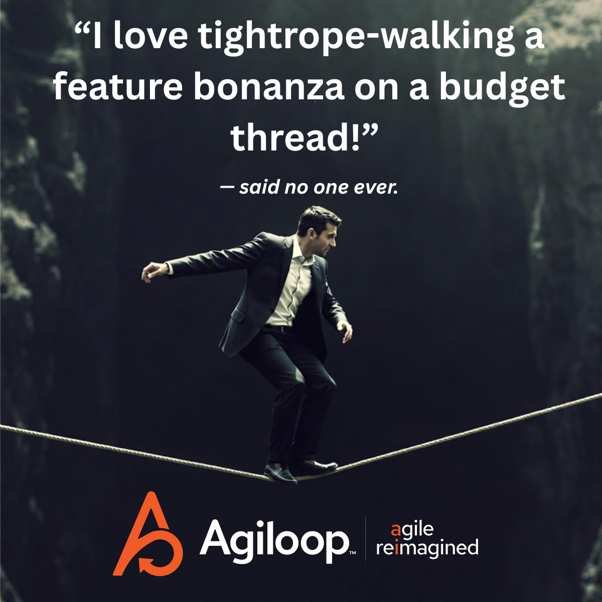 Agiloop_AI's tweet photo. Agiloop’s INVENT steadies the rope: balances features and costs with a perfect spec — safety net included! 🎪📝 Walk easy. Early Access soon – sign up now! First 1,000 get one month of Pro free ($49 value) → https://t.co/zraOeHHsaK 
#SaidNoOneEver #TightropeBalance #Agiloop #AI https://t.co/5omwjlKiII