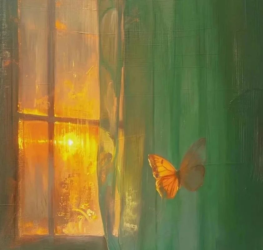 The color of love is not red ;
It’s the quick gold of hello,
The deep blue of patience,
And the quiet green of forgiveness.