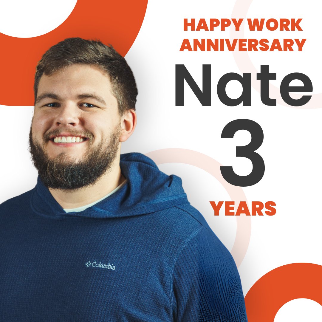 3 years with our Project Manager, Nate, and the journey keeps getting better. Huge thanks for everything you bring to the team and our clients!