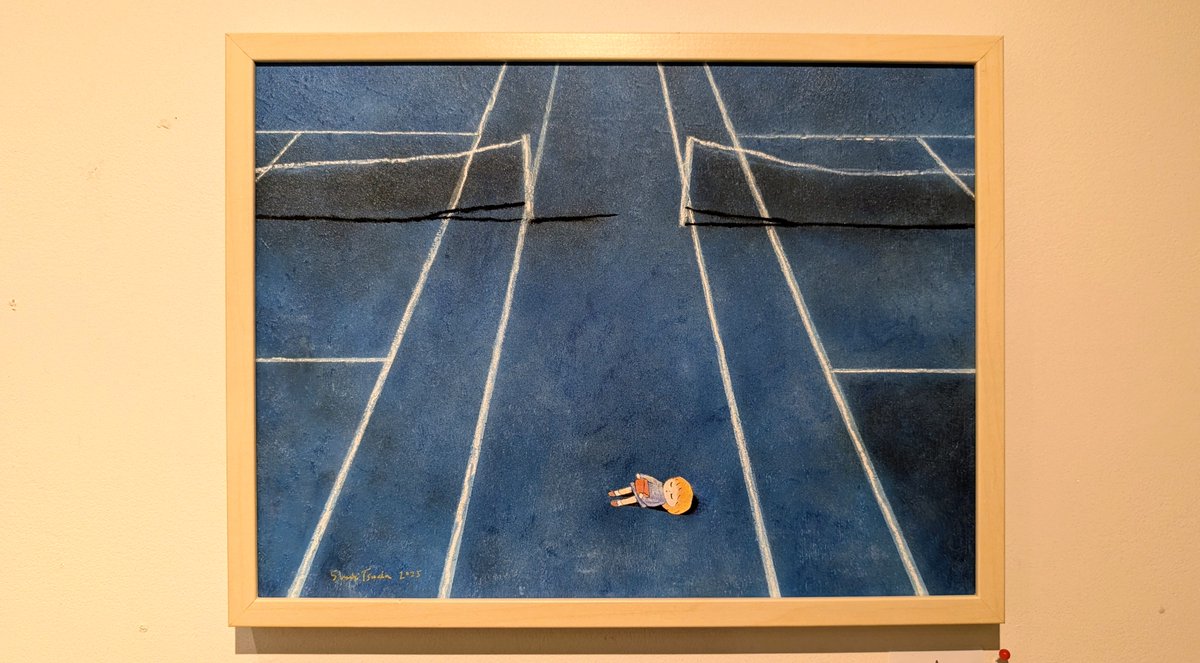 ♠︎『長い旅へ 』 原画一点物 人生で初めて「絵」を購入しまして、何かこう、人の情熱や魂を所有して