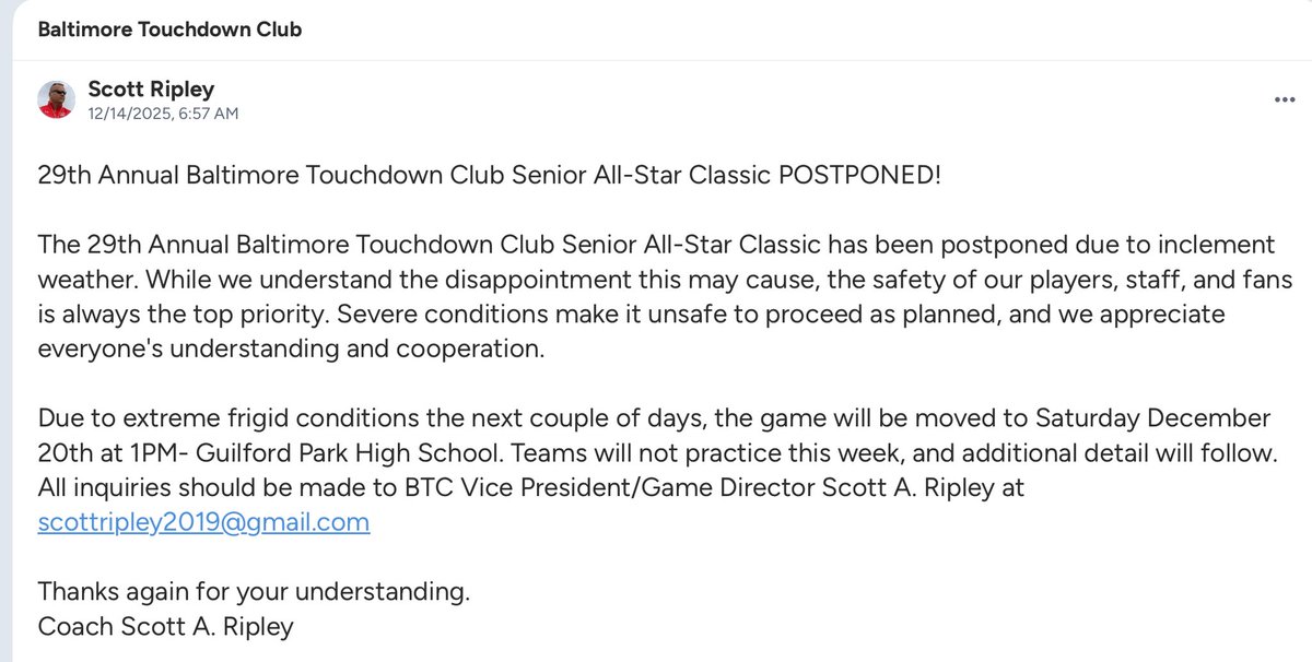 Team MD Big 33 tweet media