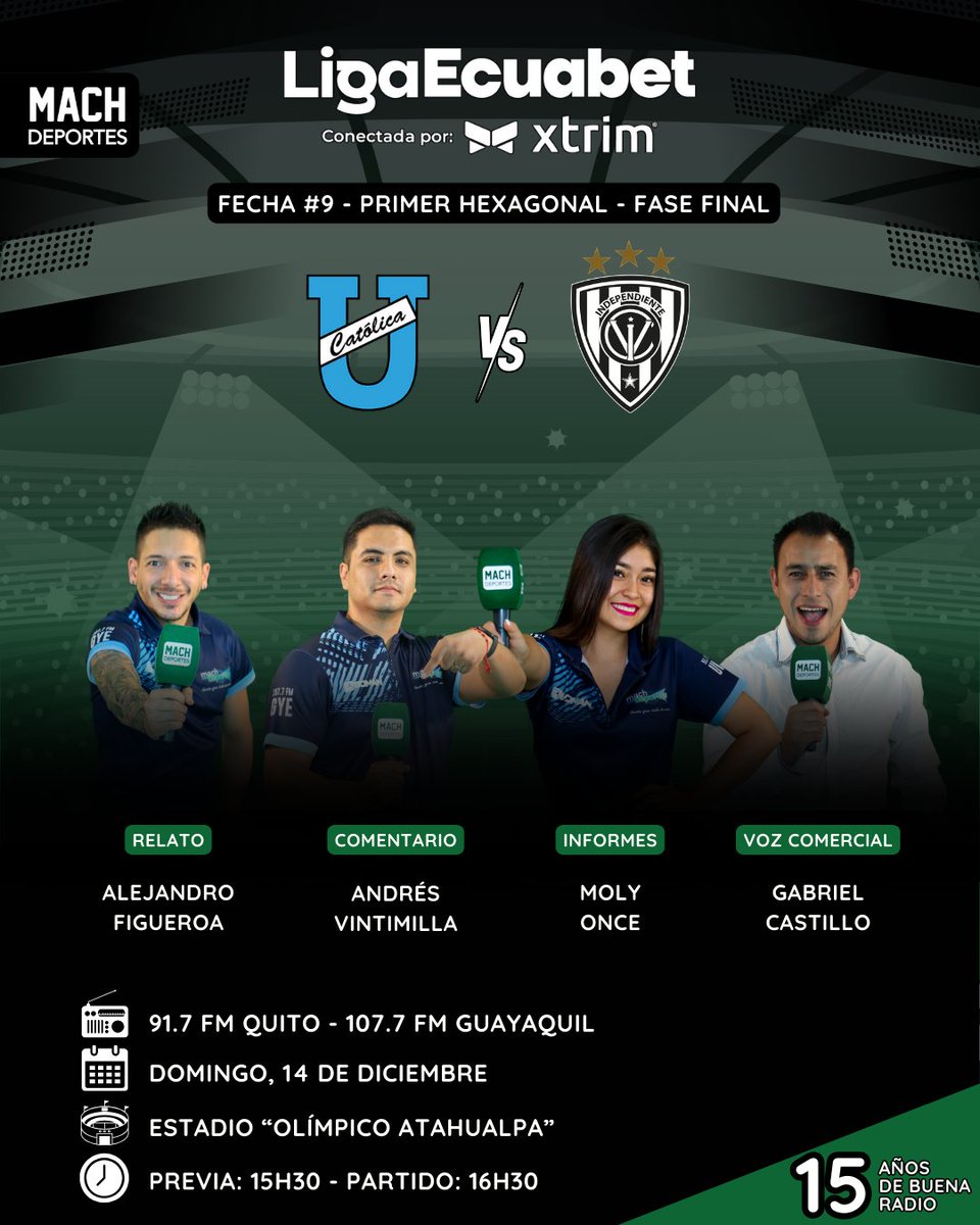 Machdeportes ✨ Gente Que Sabe De Radio tweet media