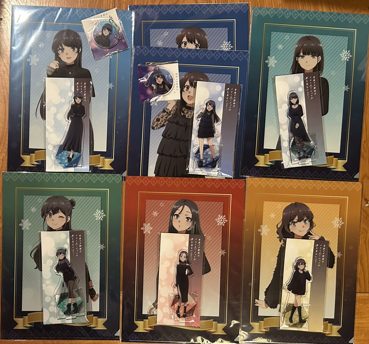 青ブタ イベントグッズ、事前通販で購入分。 EDキャンバスボード