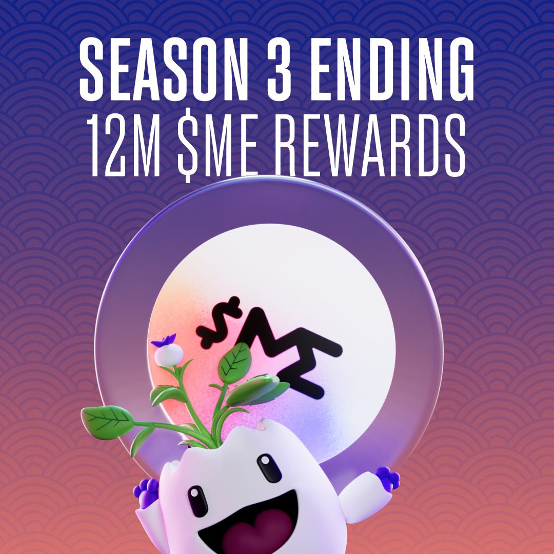 🪂 Season 3 End - Key timings 🪂

As S3 comes to an end, we want to make sure everyone is aware of the timings and dates as they unfold. 

✨ Season 3 Trading Cutoff: 15th 4pm PT

✨ Wallet Nomination Deadline: 17th 11:59pm PT

✨ The Final S3 Leaderboard: 19th

✨ Airdrop: 22nd