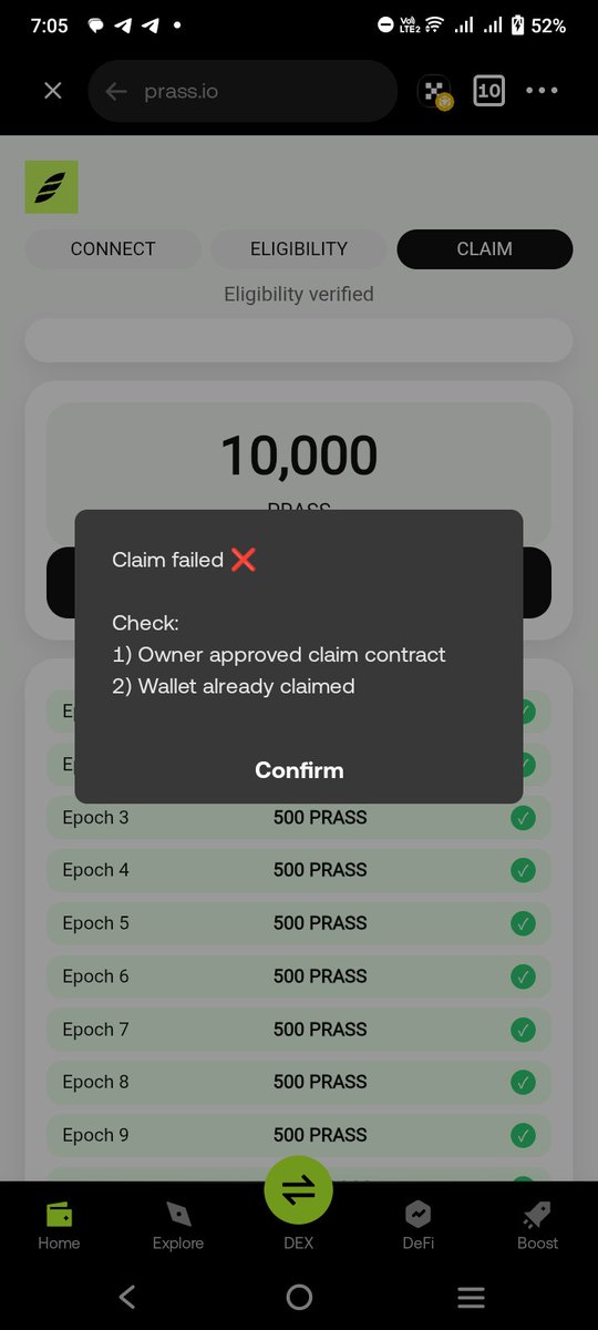 YesAm1731422's tweet image. Approve my address to claim Airdrop 

0x057de64b5de5bf7f82d3f2db7ac03bbc39518cd0