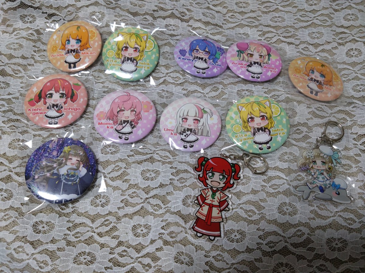 今日手に入れた諸々✨ 和っフル娘。のグッズ爆買いです😆✨ ずっと