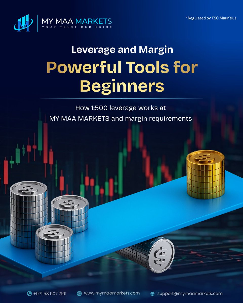 Maximize your market exposure with 1:500 leverage. 🚀

My Maa Markets combines high leverage with spreads from 0.0 pips and FSC regulation for a secure trading environment.

Trade Forex, Indices, and more with confidence. 

👉 Read our article below
vist.ly/4igw8