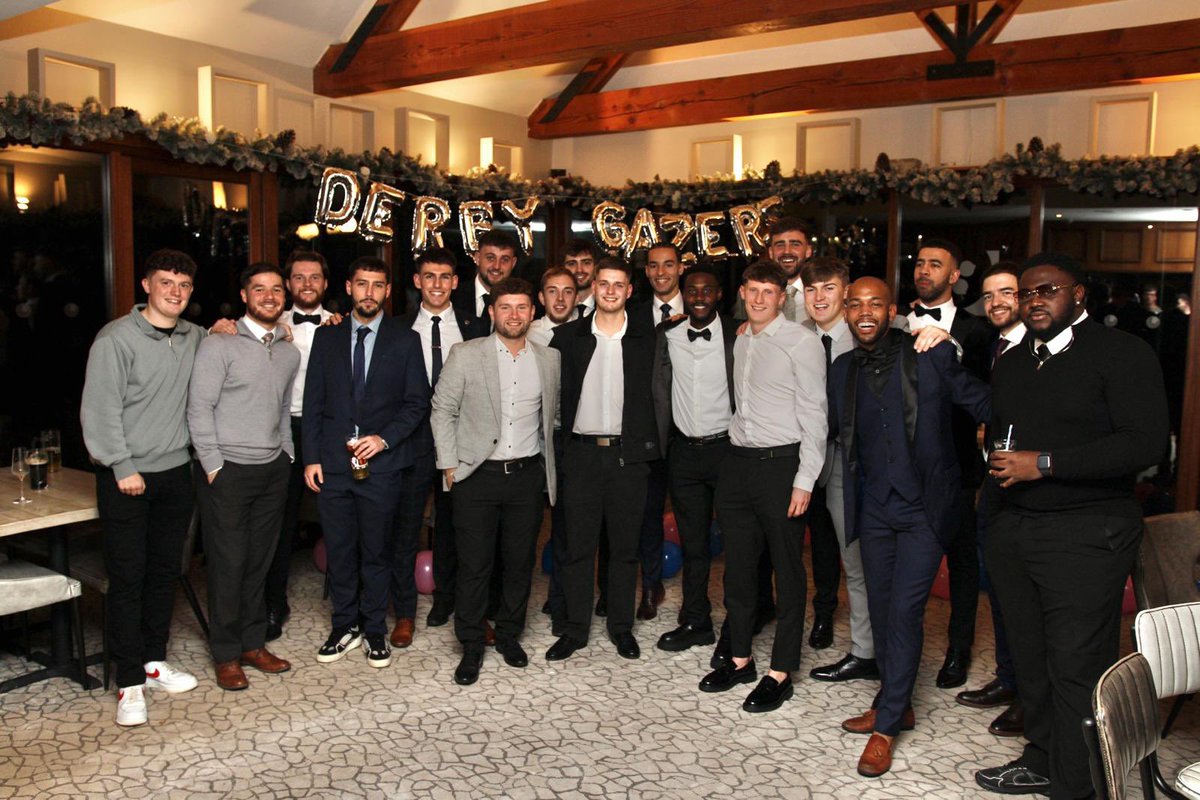 derbygazers's tweet image. What a brilliant night celebrating with family and friends for our first ever Christmas party🎄

Massive thank you to Brailsford Golf Club for giving us their incredible space and for their hospitality🏌🏽‍♂️

Some team!🩷💙