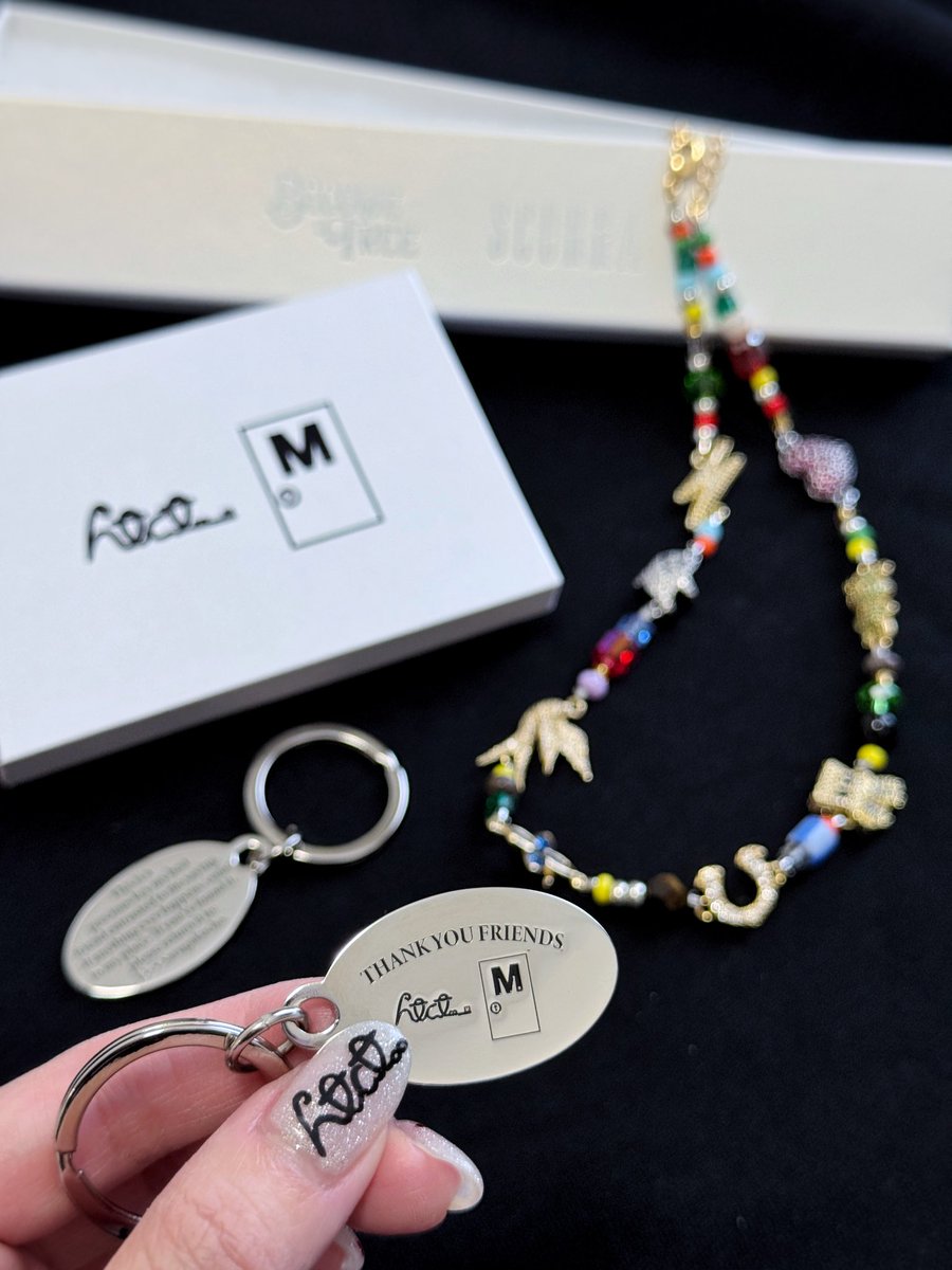 tme_uw227's tweet photo. BECOMETREE × SCURRA
JEWELRY PARADE ネックレス💎
やっと箱から出した🎁
普段の服には絶対合わんからライブの時につけよ😌❤️キラキラかわいい✨
キーリングも2つ買っておいてよかった🩶
#UVERworld #htct∞ #TAKUYA∞ https://t.co/qDirfoJw59