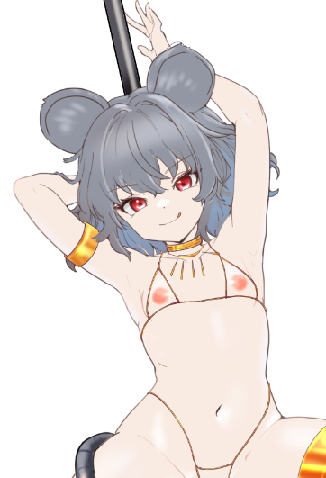 Skeb 踊り子ナズーリン 完成前の塗りかけから