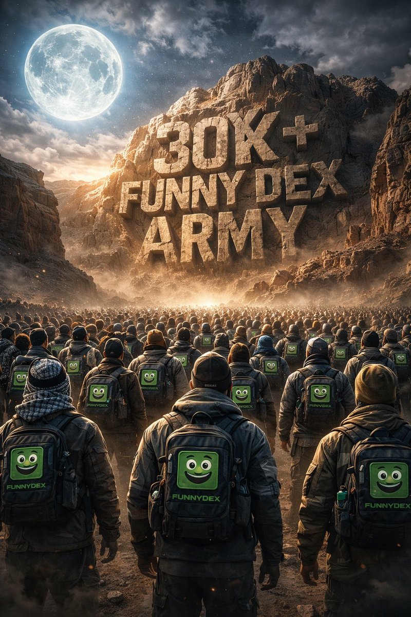 🌍 30,000+ STRONG. ONE ARMY. ONE VISION. 🚀

From every country.
From every background.
One belief that brought us together.

This is not just a number.
This is the FunnyDex Army — standing united, moving forward, and building something bigger than charts and trends.

📈 No hype.