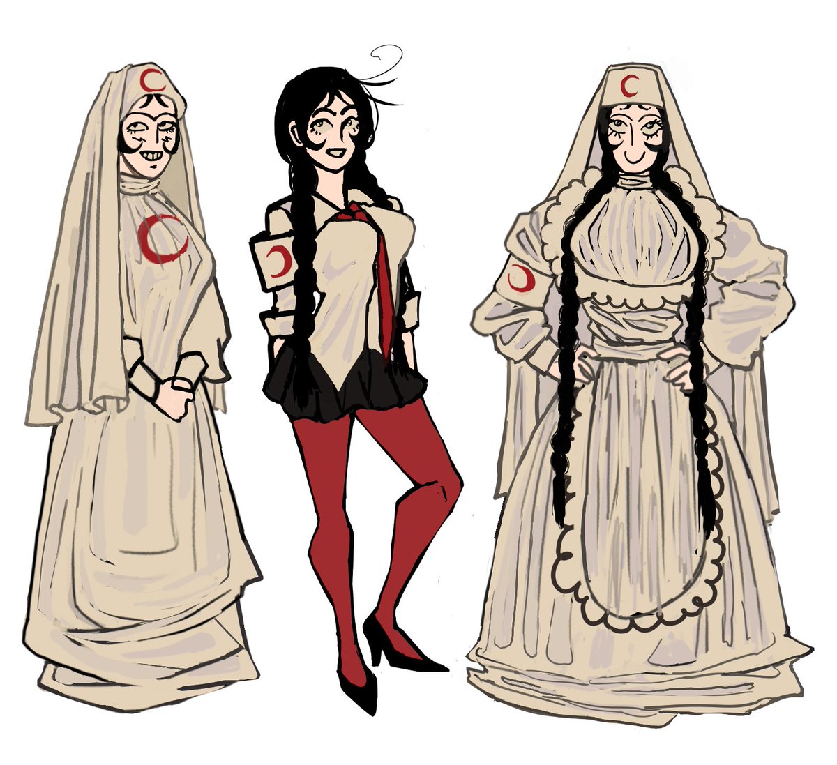 My red crescent nurse oc