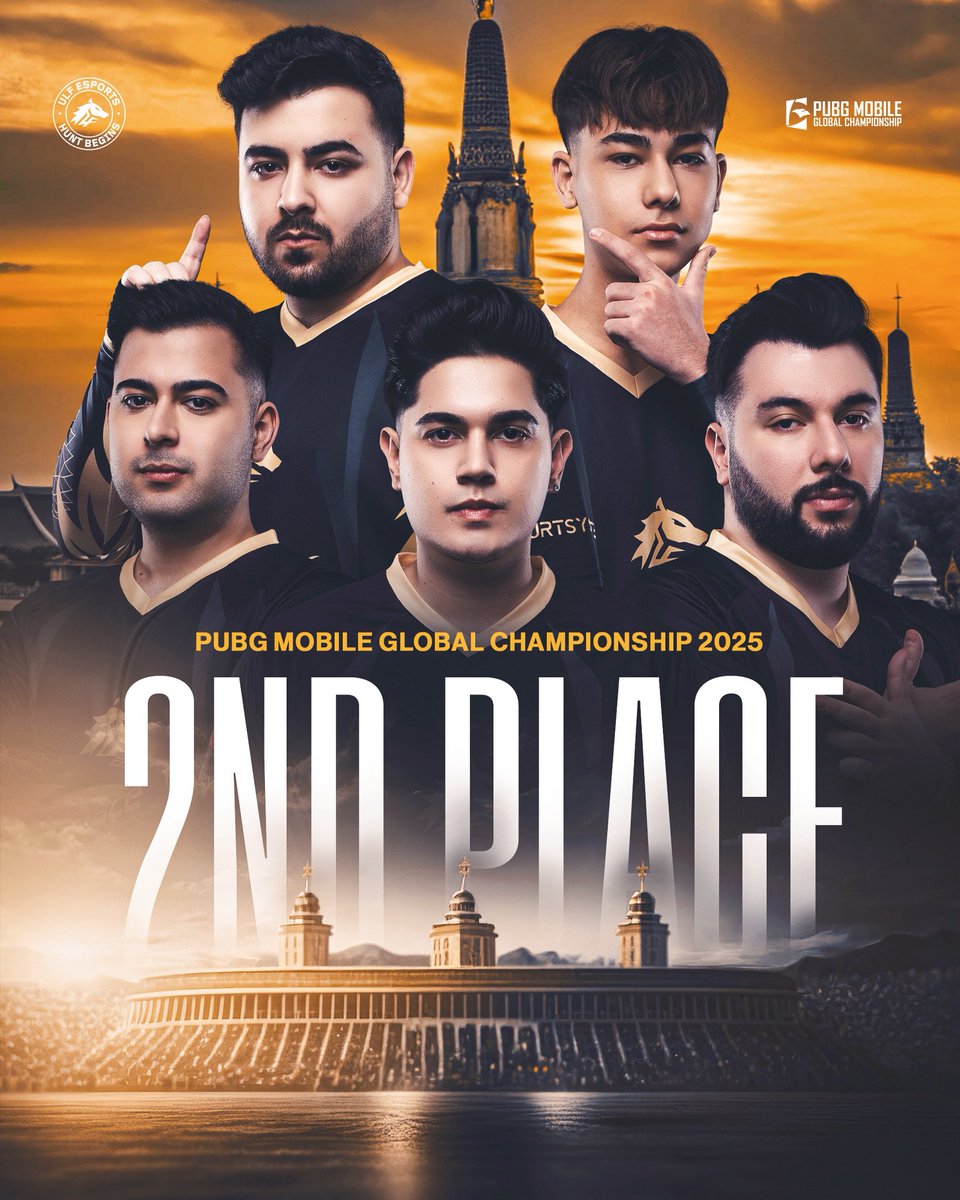 ULFesports_GG's tweet photo. ÇOK İSTEDİK, DENEDİK, OLMADI… 💔

PUBG Mobile Global Championship 2025 Büyük Finalleri’ni 2. sırada tamamlıyoruz! 🥈

Emeğinize sağlık takım! 🇹🇷

#HUNTBEGINS https://t.co/4L3exlxSls