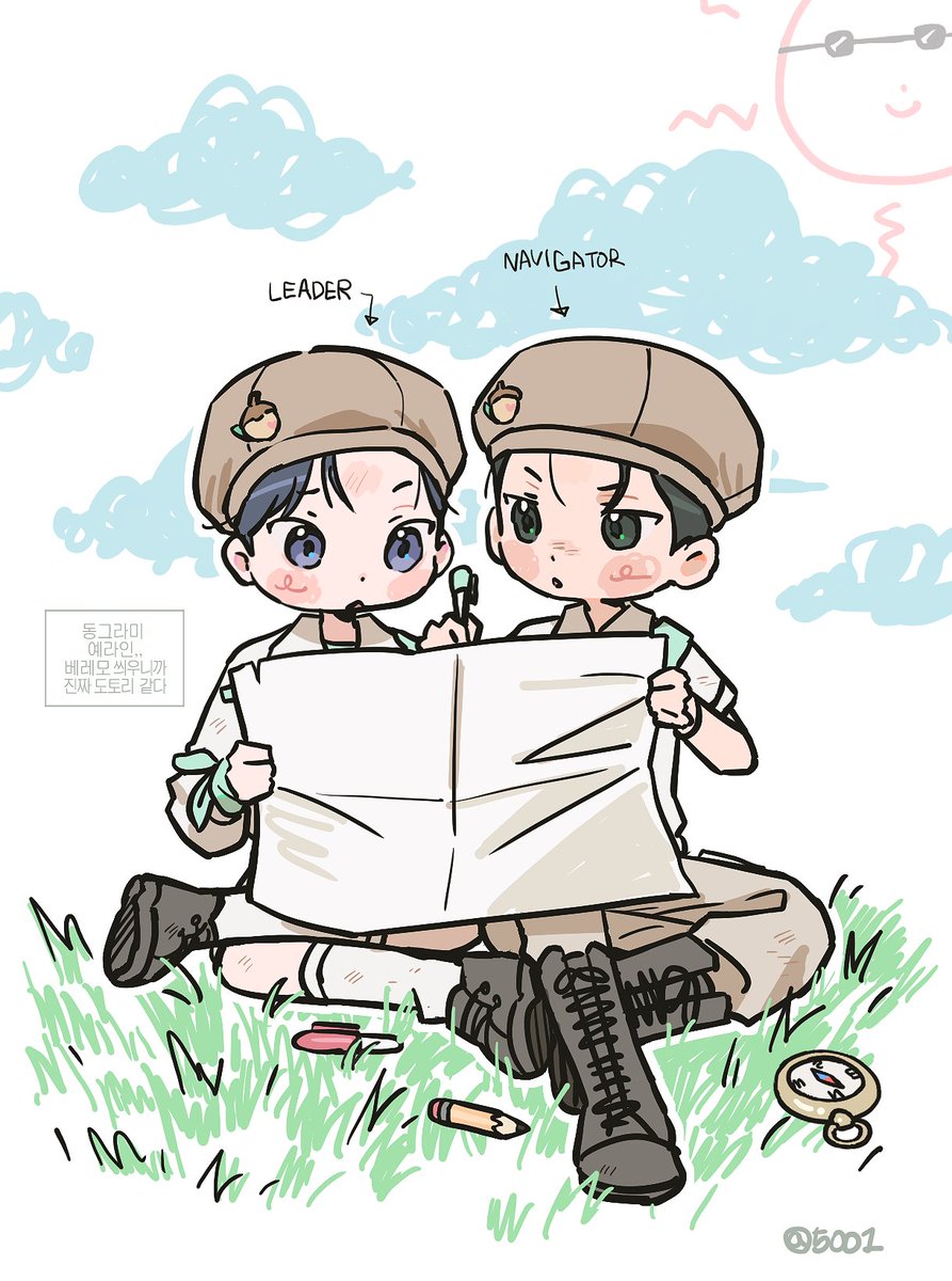 5Back1's tweet image. 도토리 예라인