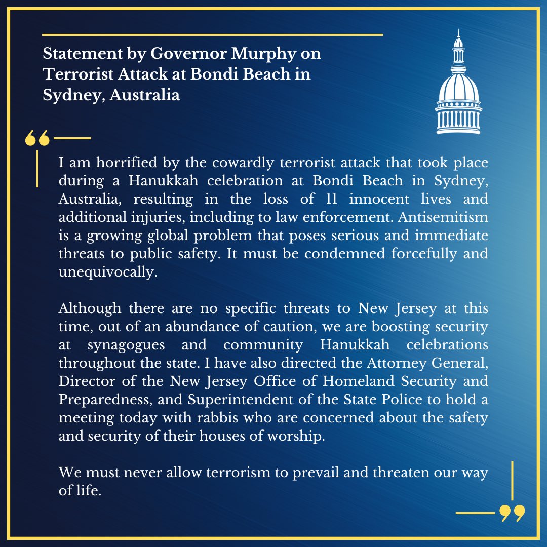 Governor Phil Murphy tweet media