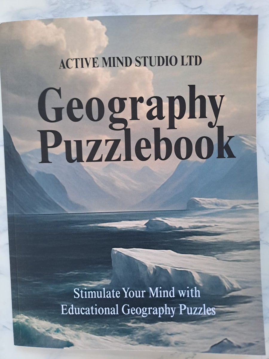 ActiveMindStudo's tweet image. How well do you know the countries of the world and their capital cities? #TestYourKnowledge with our educational Geography puzzlebook; useful for students and adults alike. Available on Amazon now. #MakeLearningFun
