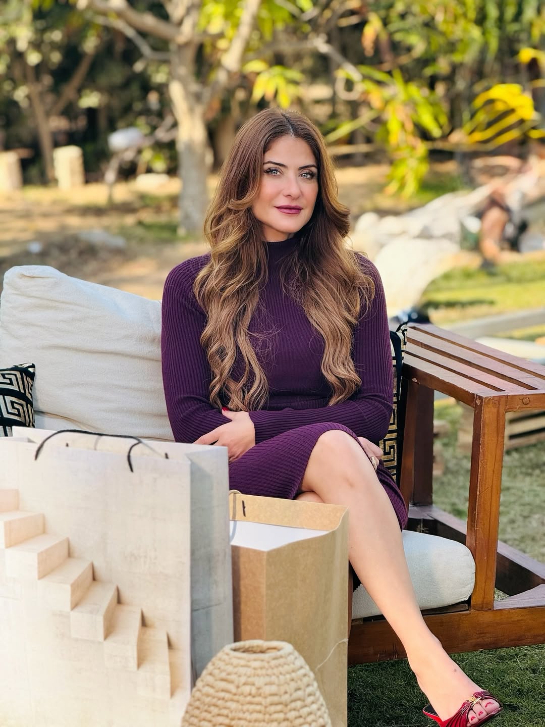 إطلالة هايدي كرم عبر إنستجرام 