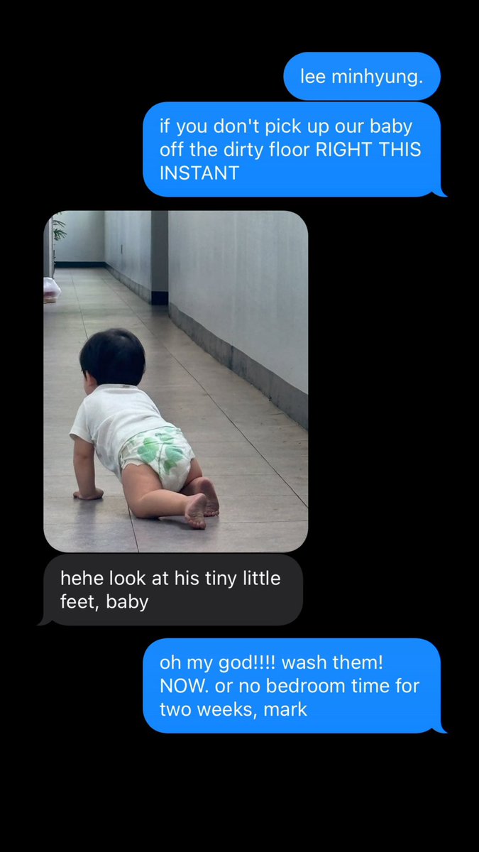 mahaemax's tweet image. #markhyuck #mahae married life with baby minhyuckie ♡