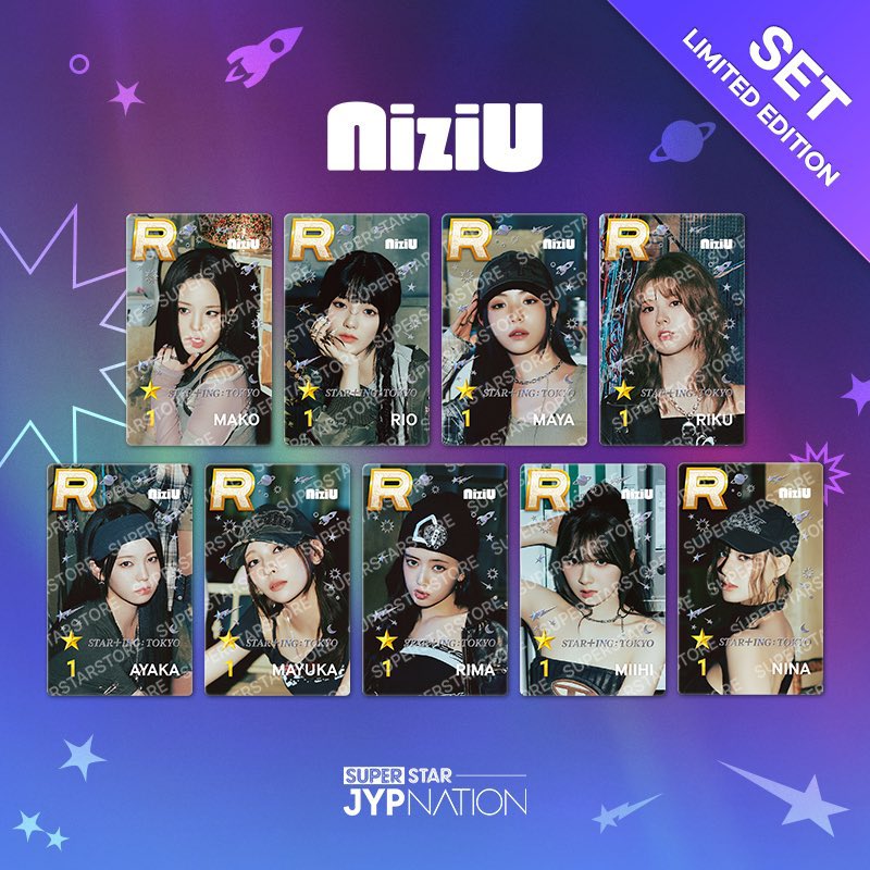 SSJYP シュスジェ リアルカード STAR+ING TOKYO NiziU 共同購入 【譲