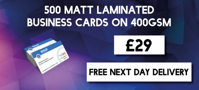 PrintChainUK's tweet photo. 500 Matt Laminated BusinessCards, 400gsm, £29 with free next day https://t.co/IVD68n6LGN