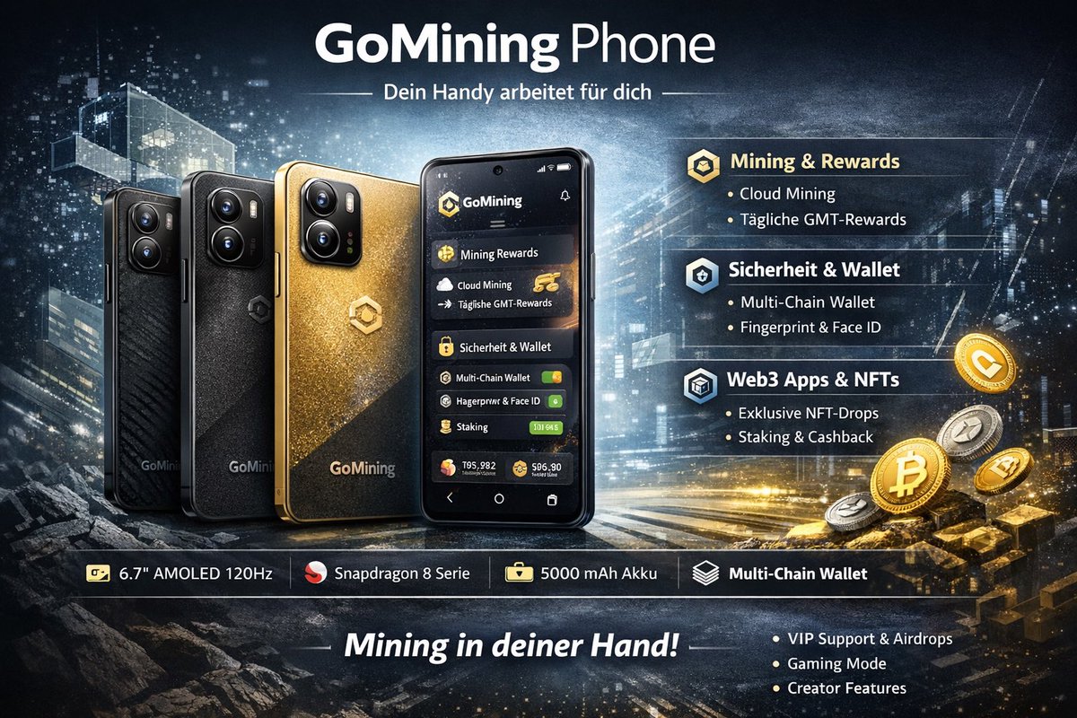 Wenn #GoMining ein eigenes Smartphone auf den Markt bringen würde (Konzeptbild)

GoMining: gomining.com/?ref=lZhK1