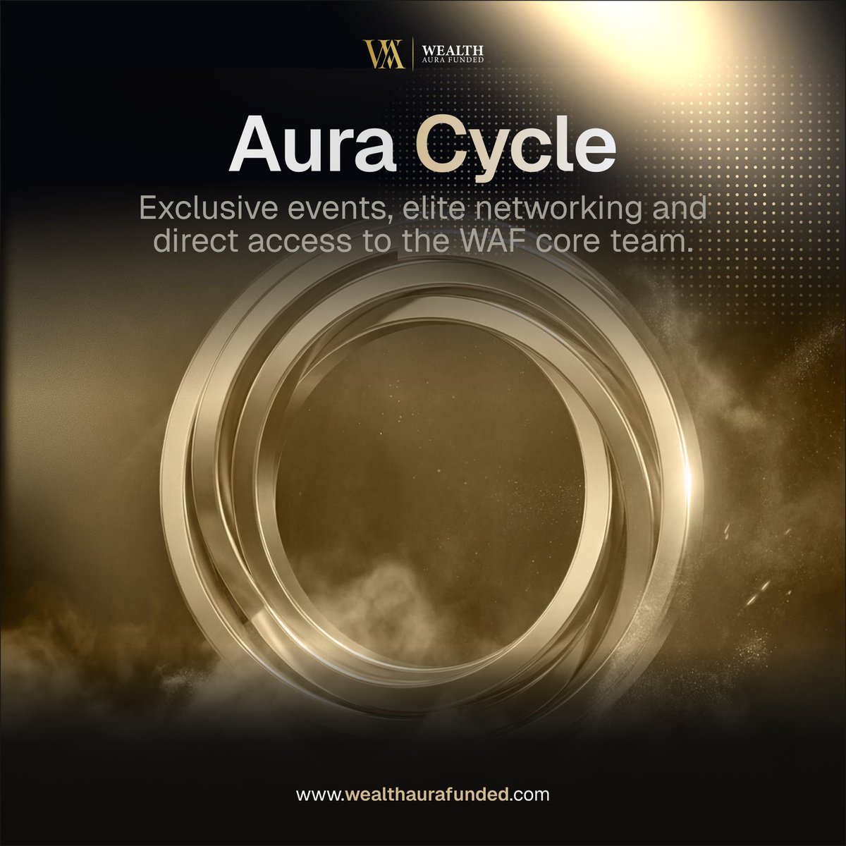 3/ Aura Cycle is where traders stop being users
and start being part of the system 🔗

✅ International events
✅ Elite connections
✅ Access to the WAF core team

This is where the ecosystem moves forward.