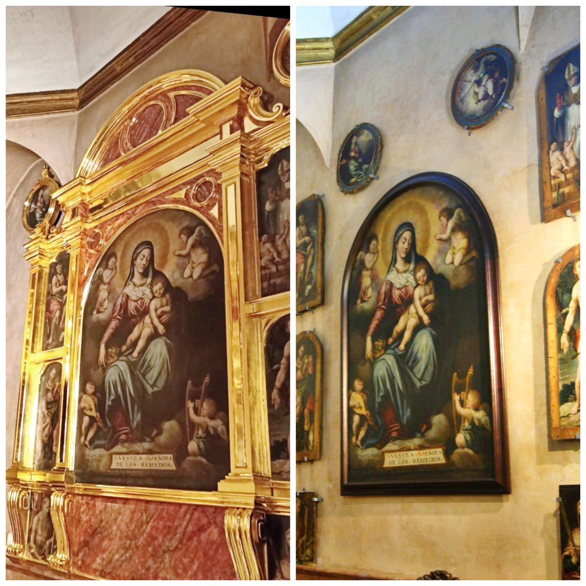 La Hdad. de las Siete Palabras ha bendecido el retablo de pinturas de la Virgen de los Remedios con el niño, obras de Pedro Villegas Marmolejo. Realizado bajo mi proyecto por Daniel Sánchez Vázquez, pretende poner en contexto y reconstruir la composición de dichas tablas.