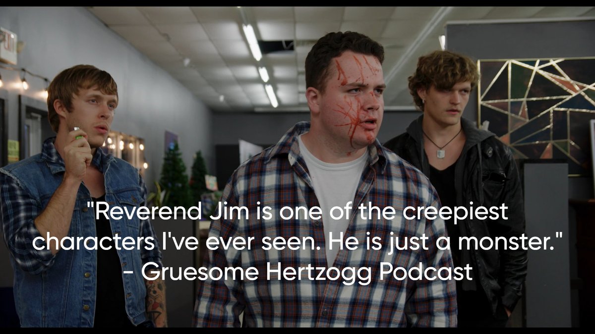 Nicholas Scott as Reverend Jim in Bitter Souls. "He's just a MONSTER." - Gruesome Hertzogg Podcast 
Watch Bitter Souls NOW on Amazon Prime Video and Relay TV &amp; Movies