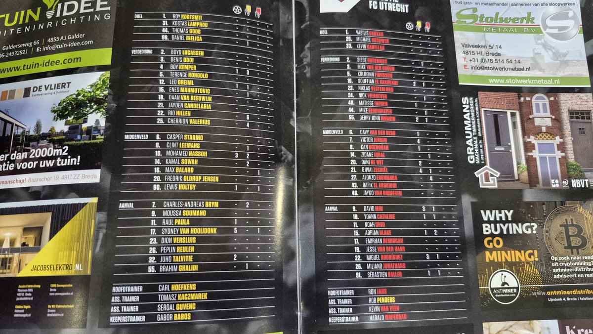 Leuk detail bij de bank van Utrecht... #NACpraat