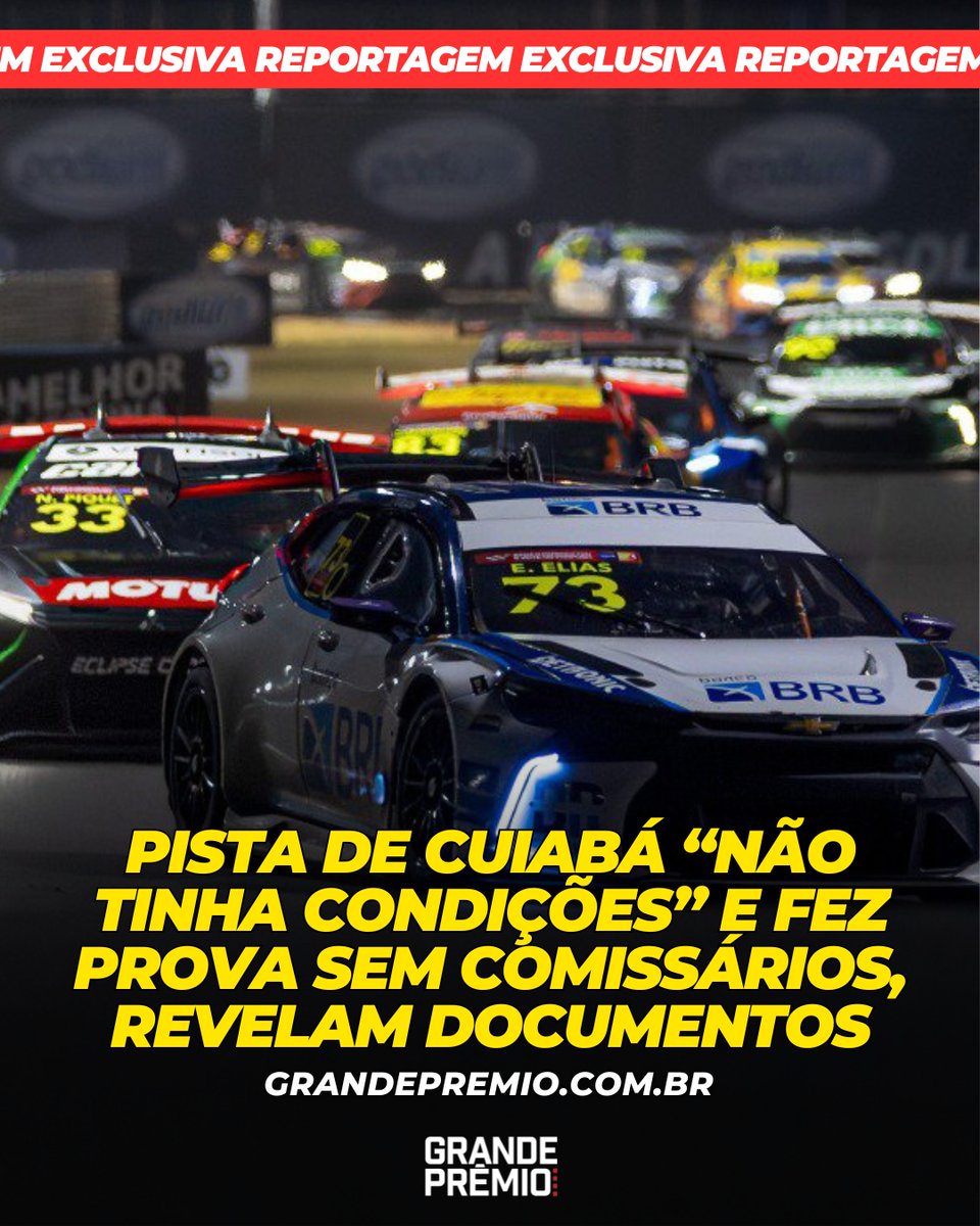 grandepremio's tweet image. 🚨 EXCLUSIVO 🚨 GRANDE PRÊMIO obteve as pastas de provas das etapas da Stock Car e verificou críticas do diretor de prova à falta de condições na pista do Mato Grosso e que uma corrida da Turismo Nacional aconteceu sem comissários técnicos porque a Vicar falhou na logística.…
