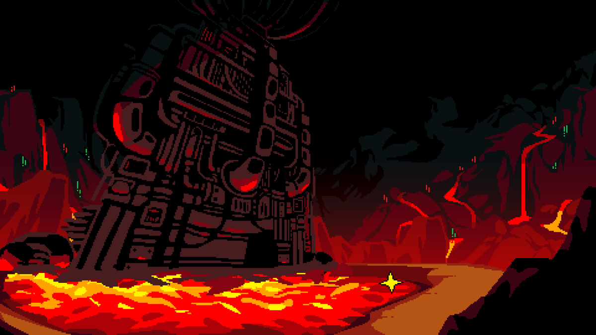 ALEXpixate's tweet image. #UNDERTALE [4/7] : Hotland