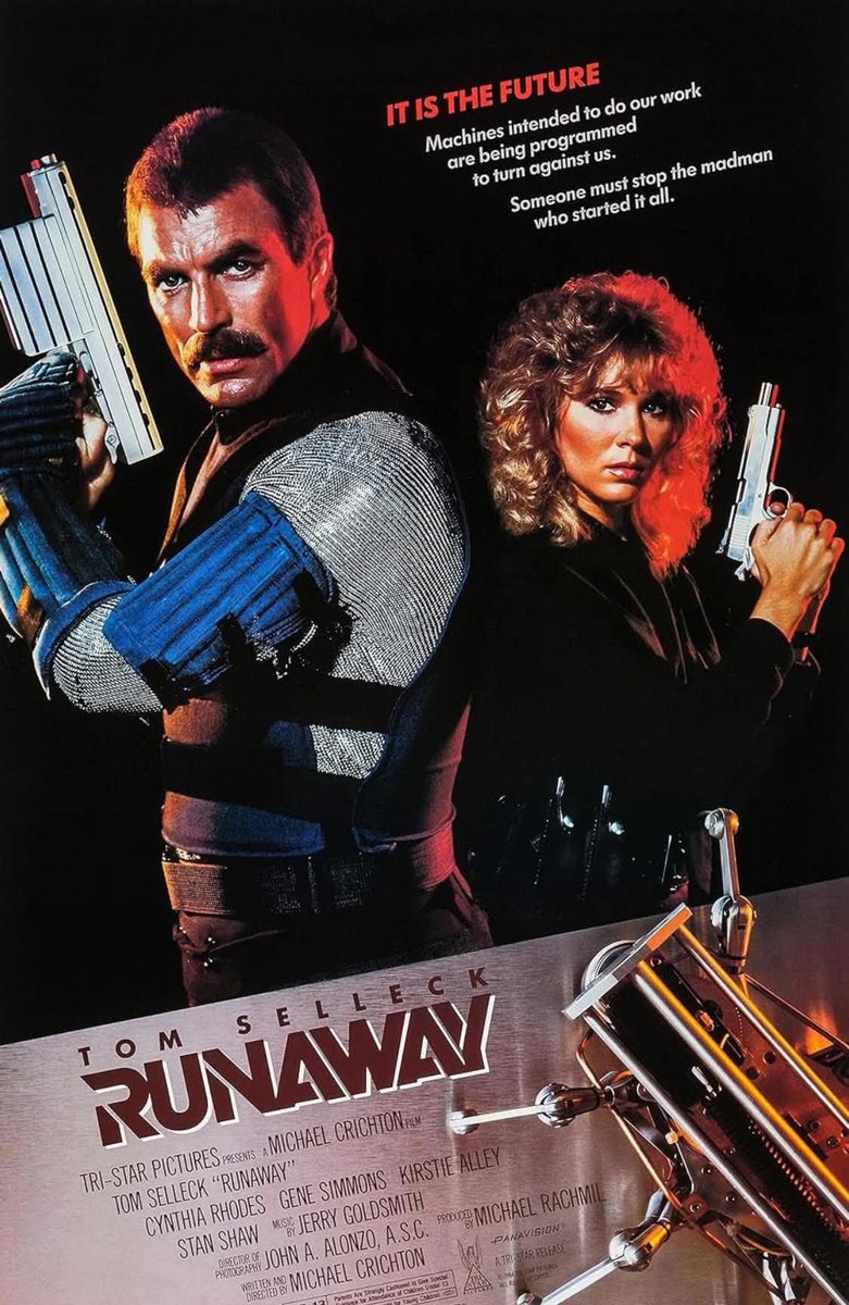 On December 14, 1984 - Runaway premiered in theaters