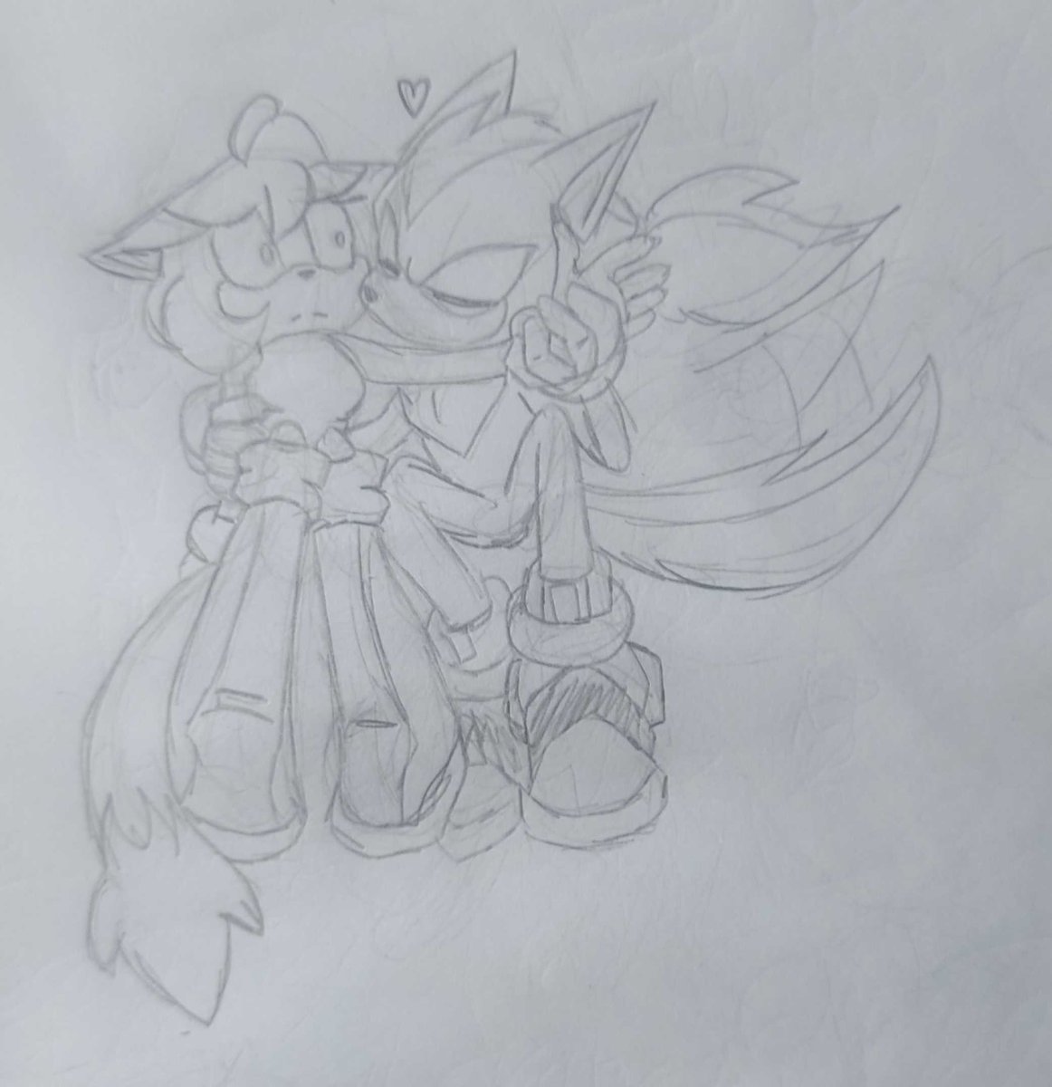 Another one of my old drawings that are worth posting here.🫶💕

#shadamy #shadowxamy