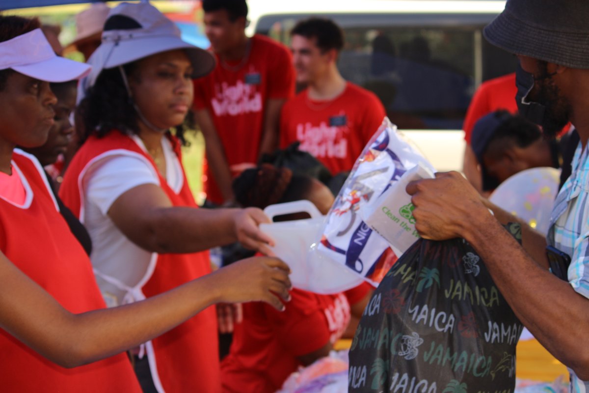 We're taking holiday cheer to western Jamaica! Today we're in Westmoreland. Gifts, entertainment and warm meals are all in the bag. Thanks to The Church of Jesus Christ of Latter Day Saints, Jamaica,  <a href="/TasteeJamaica/">Tastee Jamaica</a> and our many donors for helping us restore joy to some hearts!