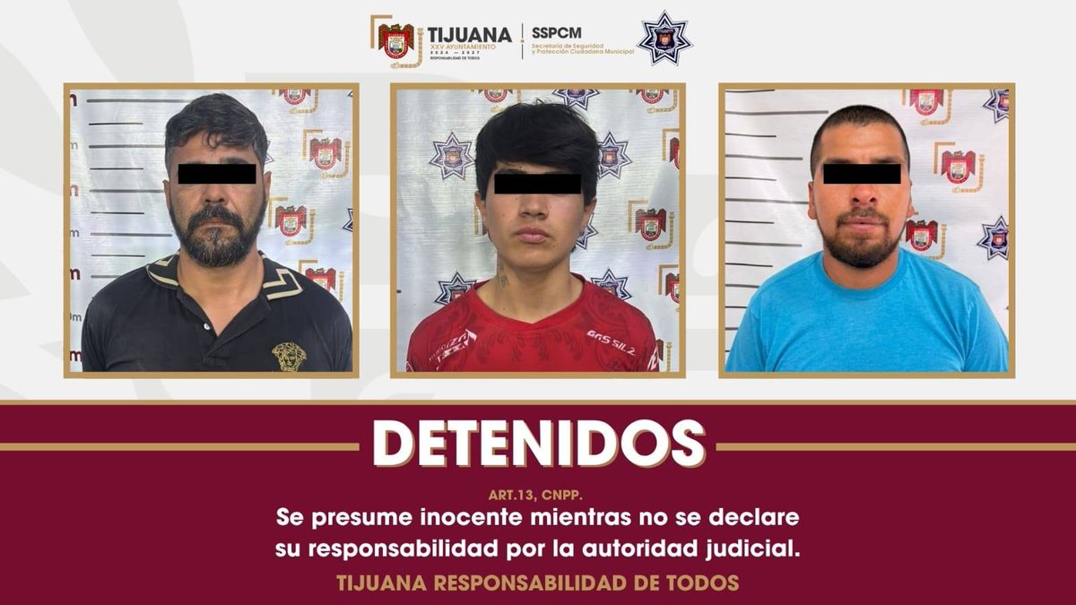 eltijuanense24's tweet photo. Asegura Policía Municipal de Tijuana a tres personas en pos3sión de arm4s de fu3go https://t.co/JIbdnduQDR