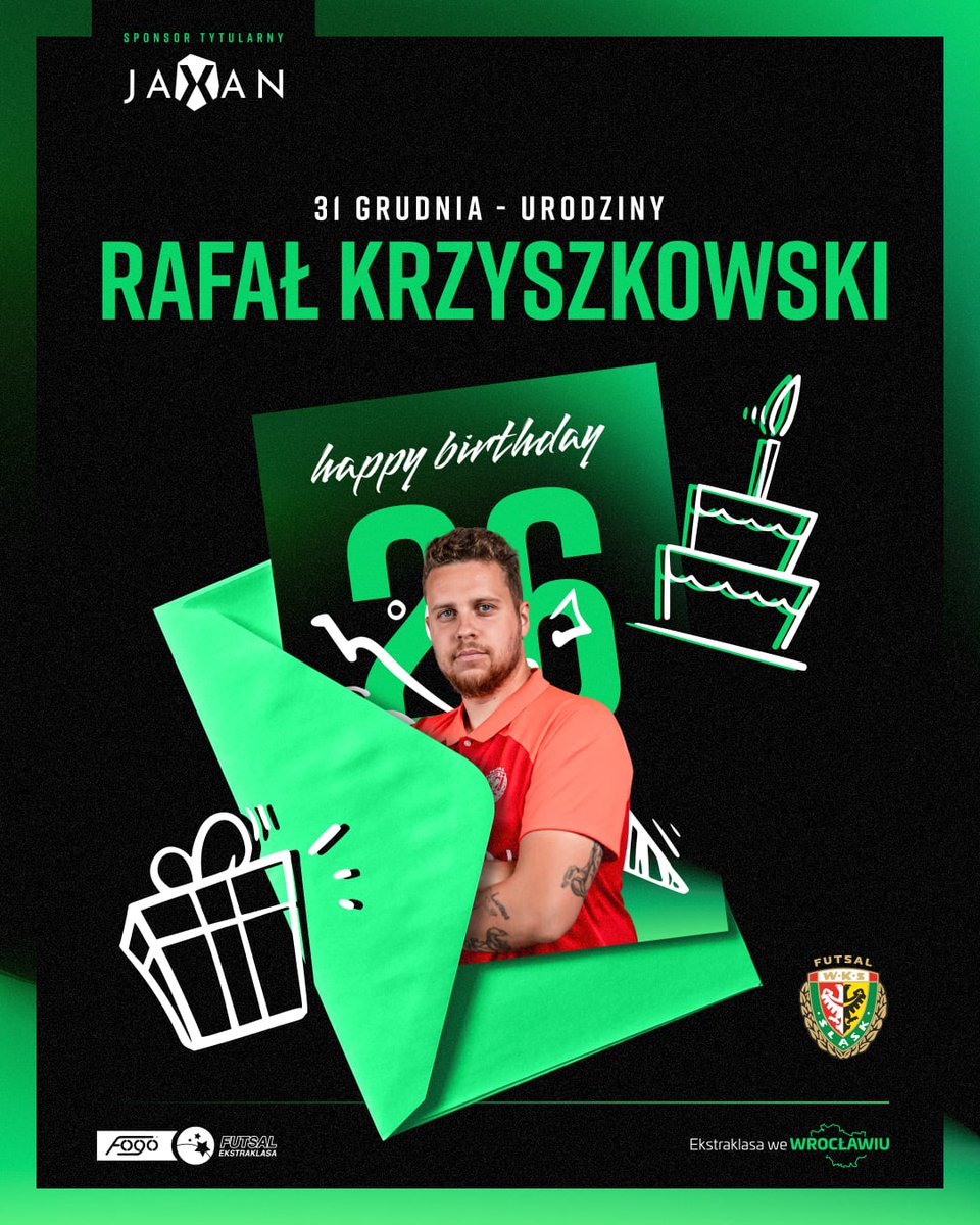🎉 𝐖𝐬𝐳𝐲𝐬𝐭𝐤𝐢𝐞𝐠𝐨 𝐧𝐚𝐣𝐥𝐞𝐩𝐬𝐳𝐞𝐠𝐨, 𝐊𝐢𝐞𝐫𝐨𝐰𝐧𝐢𝐤𝐮! 🎁

Człowiek od zadań specjalnych obchodzi dziś 26. urodziny 🎂 Rafałowi życzymy zdrowia, jak najwięcej cierpliwości, jak najmniej pracy, szczęścia i sukcesów z Trójkolorowymi! 🇮🇹 100 lat, Kierowniku! 🥳🤟