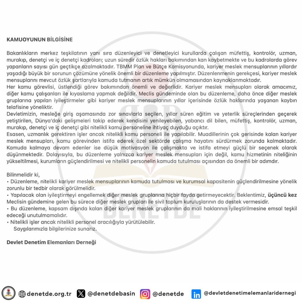 Emeğin karşılığı, ayrıcalık değil, liyakate verilen değerdir. 

#imtiyazdeğilliyakat