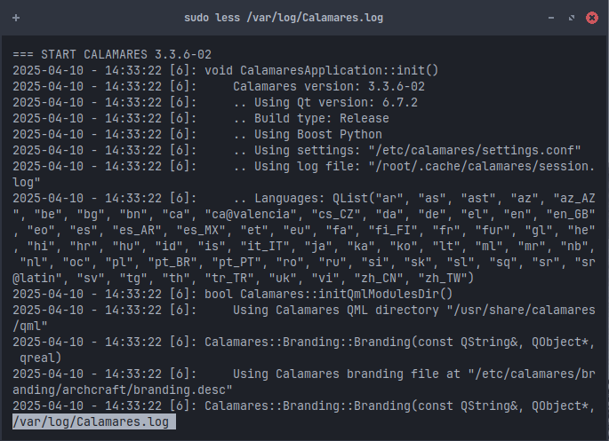 Quick Linux tip:

Use "less" to scroll a long file without opening an editor:

$ less /var/log/syslog

Press "q" to quit.