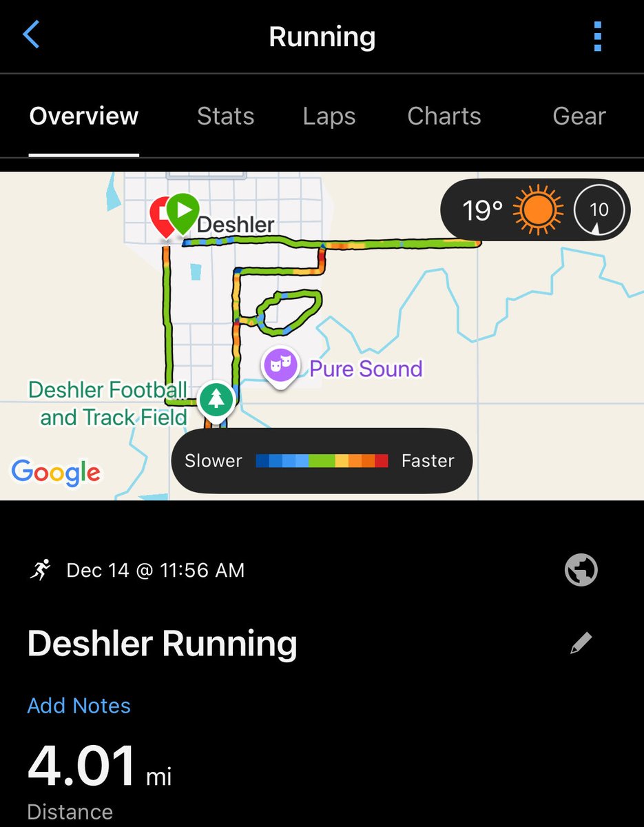 markvarner09's tweet photo. Beautiful sunny day for a 4 mile run but the south wind had a bite to it! Had to break out the toasty mittens ๐ฅถ #rollercoasterwinter #sun #running https://t.co/kSEIw27Yqs