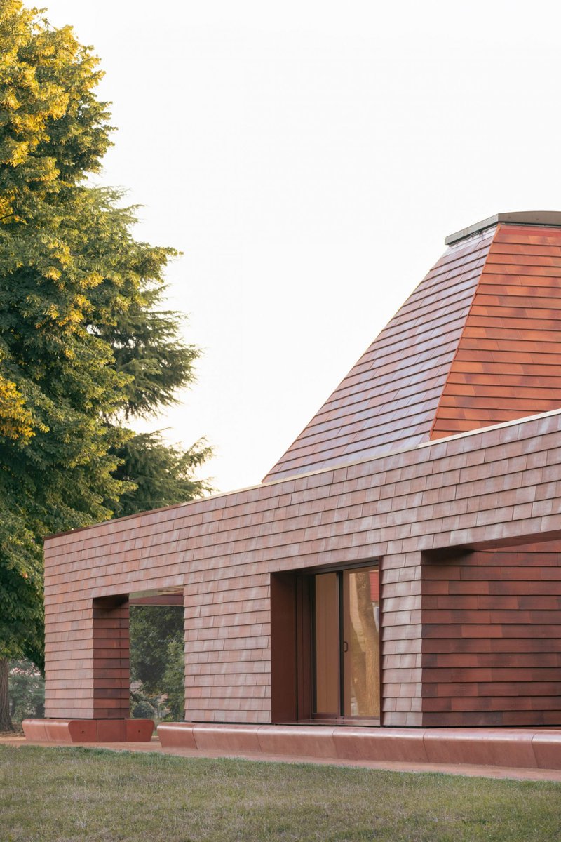 dezeen's tweet photo. AACM designs kindergarten in Italy to feel like "a small village": https://t.co/otCpYEMDb2 https://t.co/ciEJCPz4hA