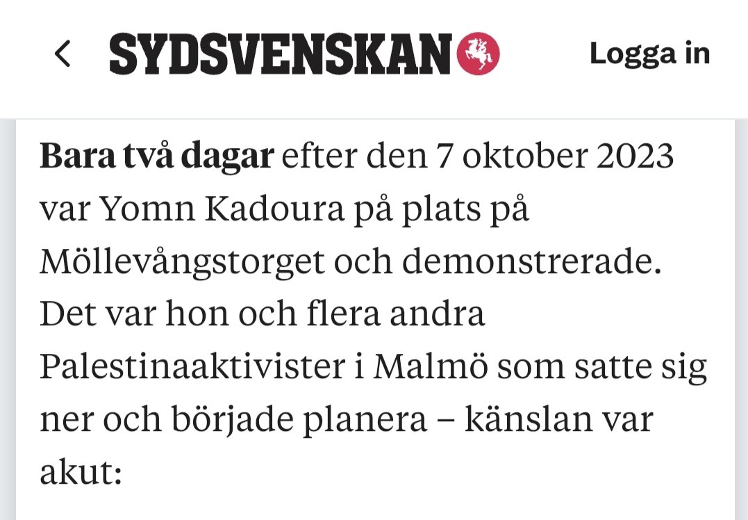 henrikleman's tweet photo. Två dagar efter 7/10 demonstrerade hon - inte för oskyldiga som mördats, torterats och våldtagits utan för den andra sidan.
Häpnadsväckande okritiskt reportage om judehatande Palestinapöbeln.
Publiceringsdag säkert slump, men det bygger på antisemitismen, banar väg för fler dåd. https://t.co/5EUKmE8tcO