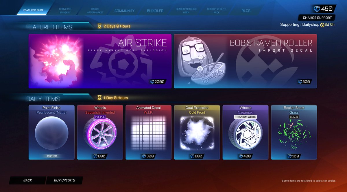 Rocket League Shop tweet media