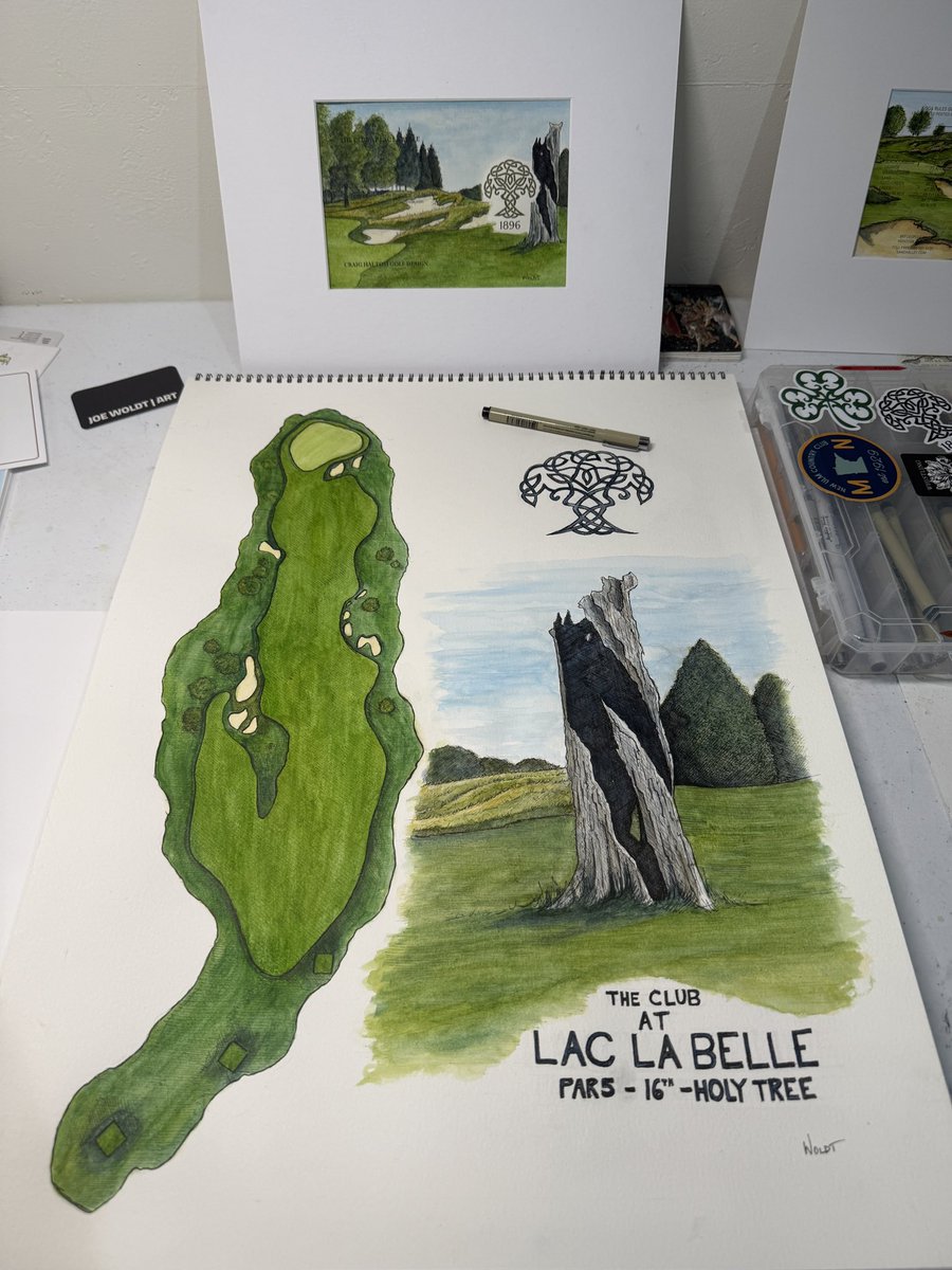 Par 5 - 16th - Holy Tree -The Club at Lac La Belle