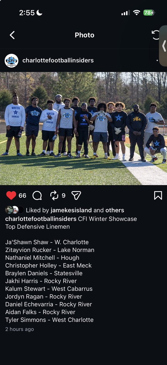 Khi7766's tweet photo. Top Defensive Lineman,Yesterday at the CFI Showcase. @pepman704 https://t.co/Rl29k7JRmy