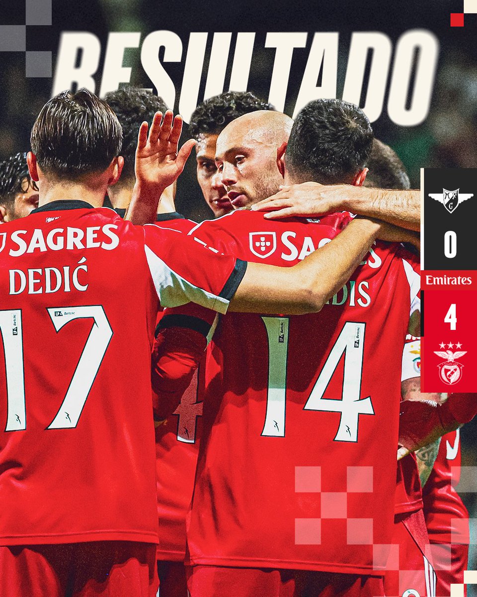 4 golos e 3 pontos em Moreira de Cónegos! ✔️

#MFCSLB | #LigaPortugalBetclic