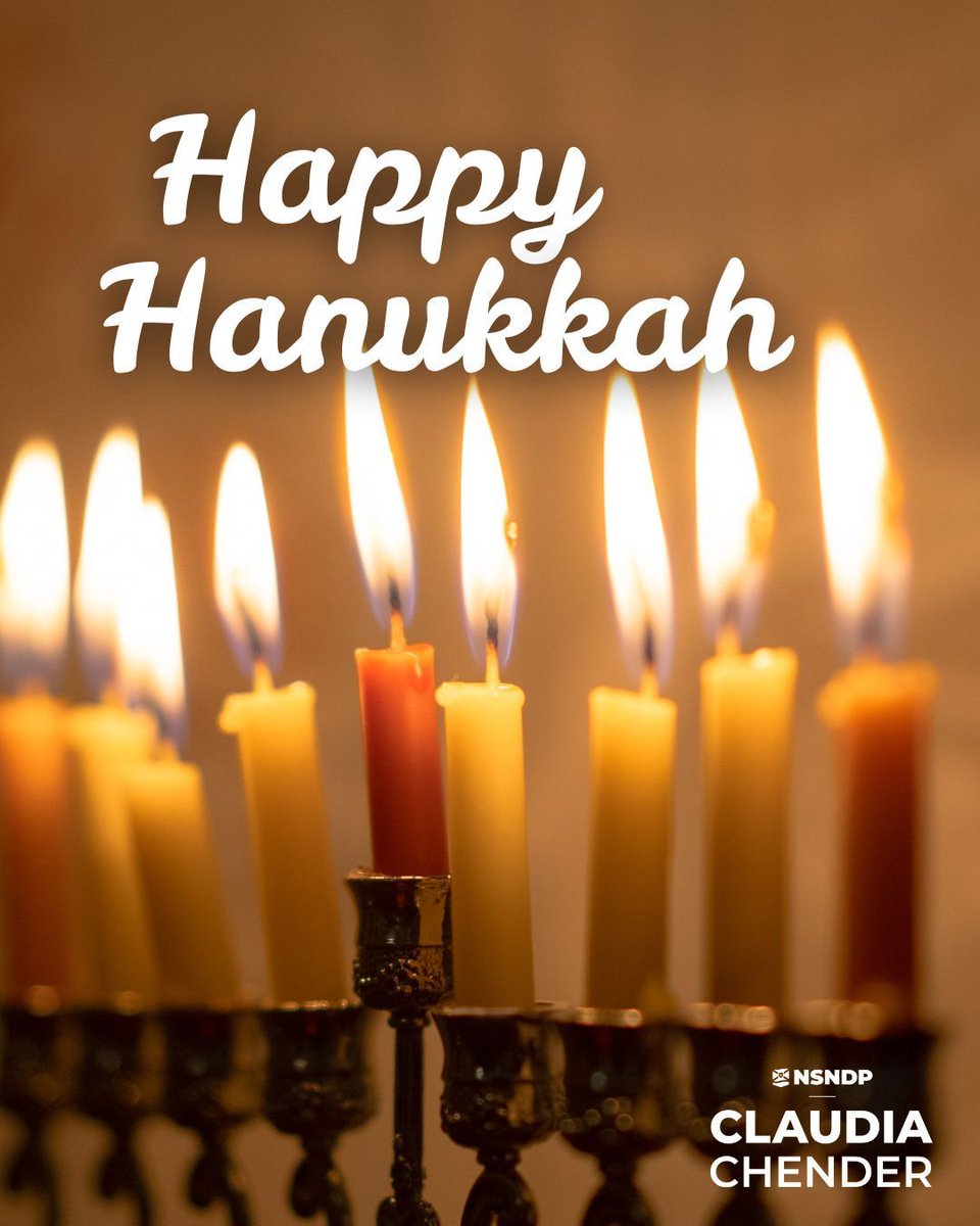 Tonight on the first night of Hanukkah, Jews in Nova Scotia and around the world come together in mourning for the terrible attack in Australia today.

May the light of the menorah bring some solace and hope in these dark days.