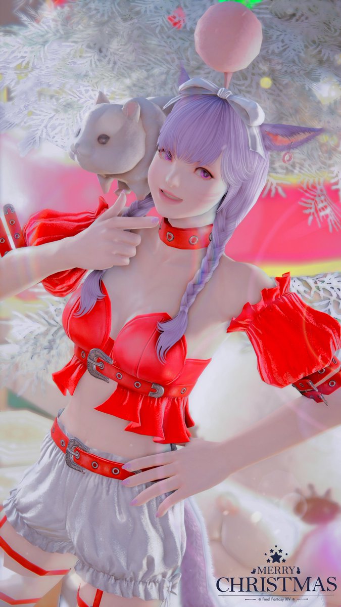 おはよぅ〜🐈🐾🔆🎄*⋆ 今週は 三つ編みちゃんの クリスマス🎄SSから