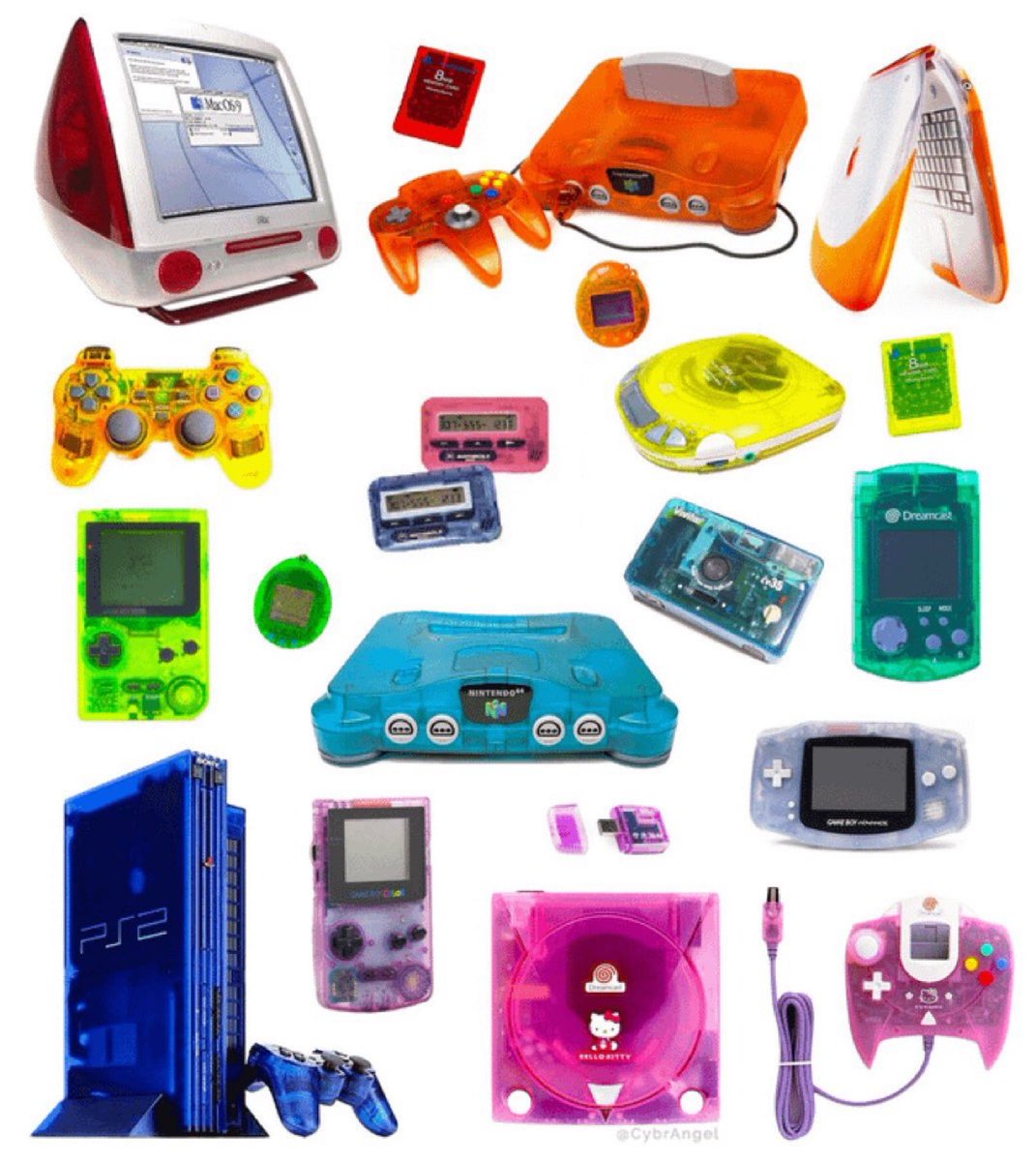 1GamewithDave1's tweet image. Who else remembers when everything had to be see-through?