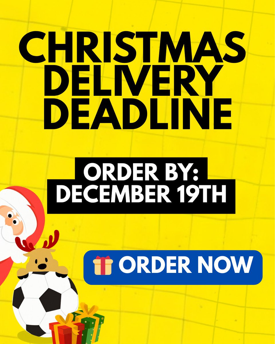 🎄 Order By 19th DECEMBER to guarantee Christmas Delivery!