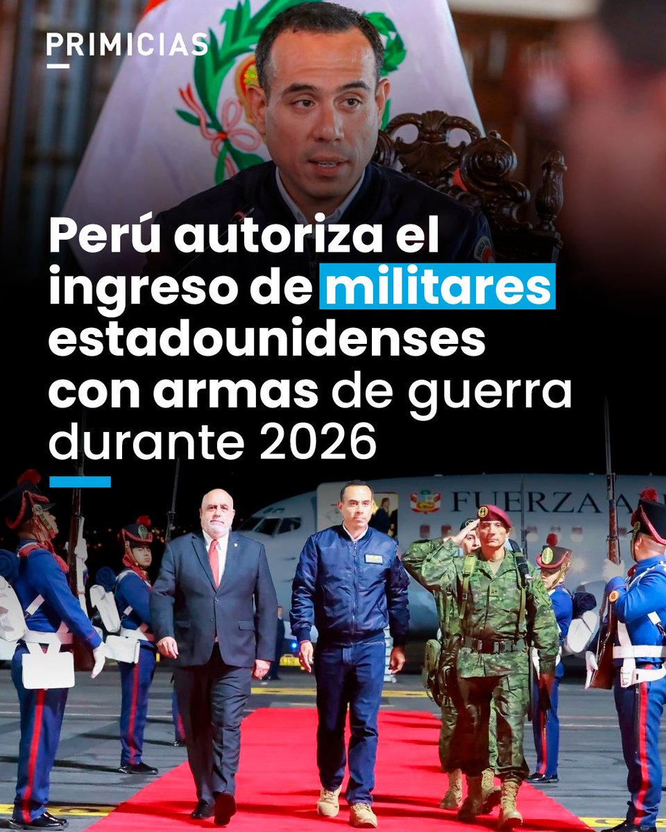 Los militares estadounidenses permanecerán en Perú en diferentes grupos, que rotarán cada tres a seis meses, a lo largo del año. prim.ec/xIeQ50XJlcE